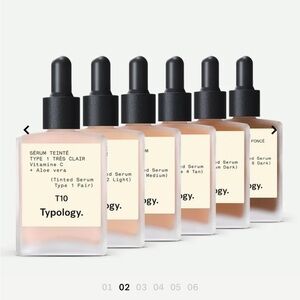 T10 - Tinted Serum
Vitamin C + Aloe Vera. Typology Paris